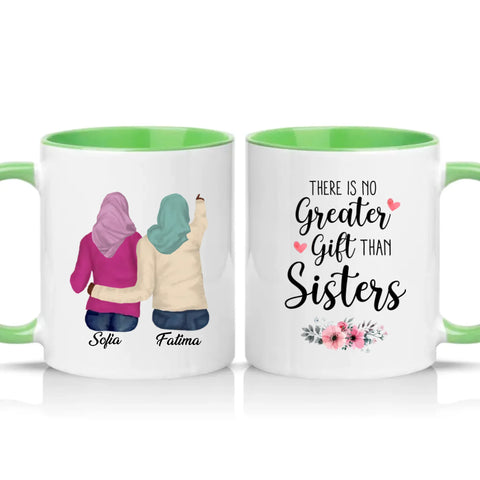Two Tone 11oz Mug Green