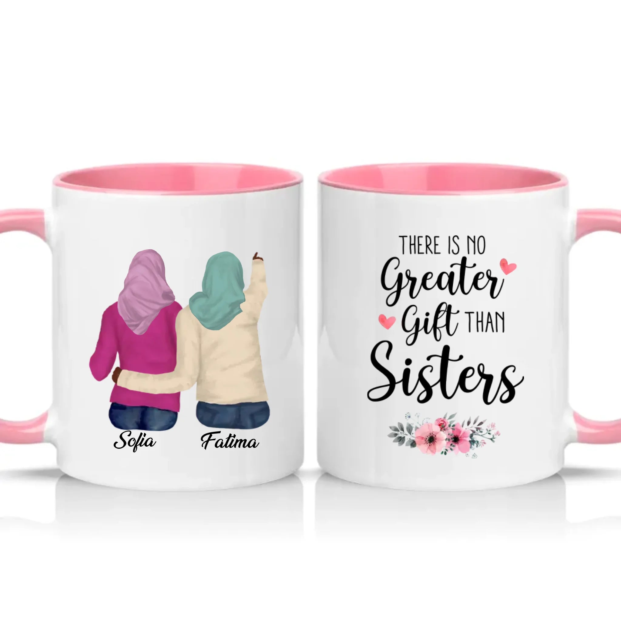 Two Tone 11oz Mug Pink