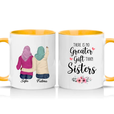 Two Tone 11oz Mug Golden Yellow