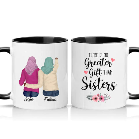 Two Tone 11oz Mug Black