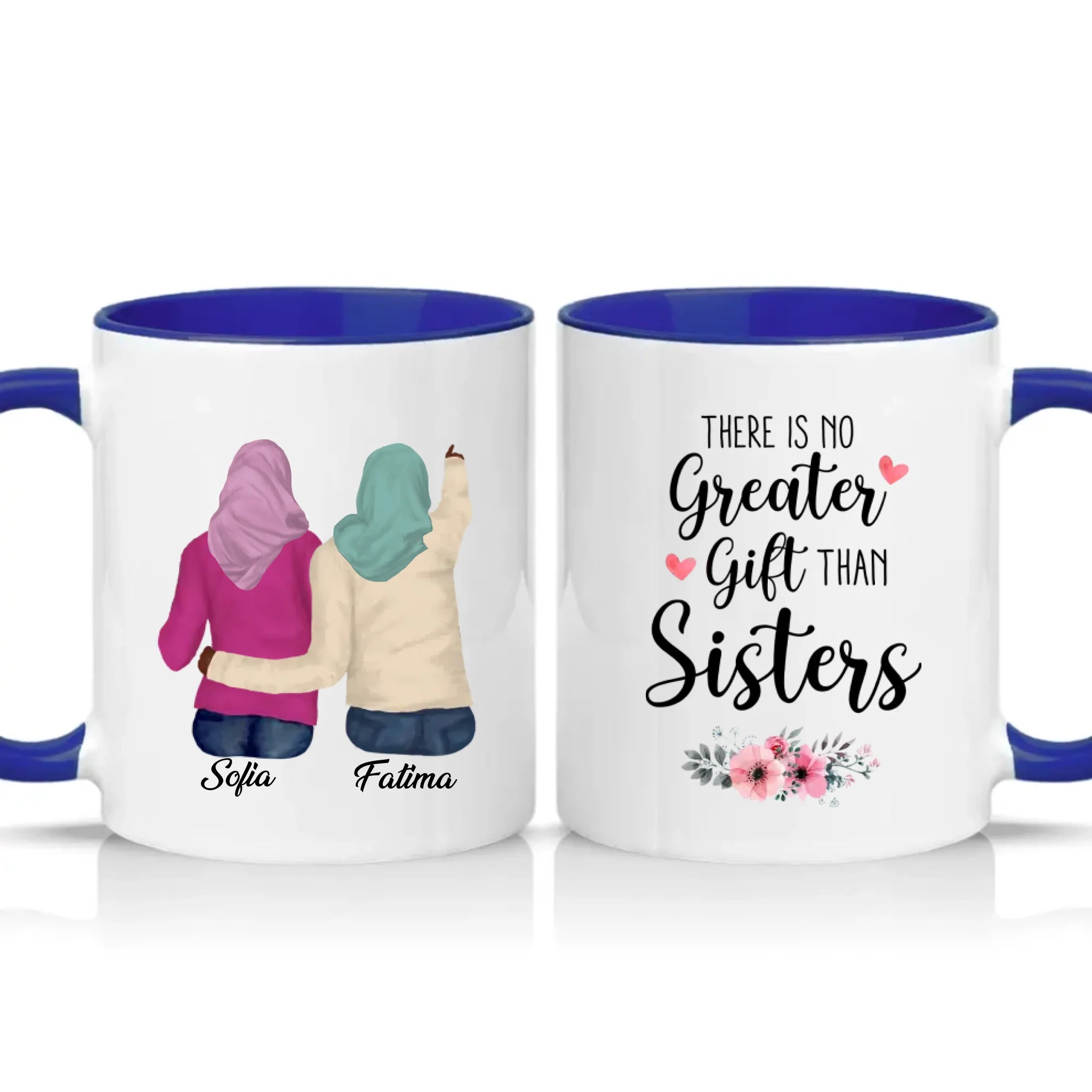 Two Tone 11oz Mug Dark Blue