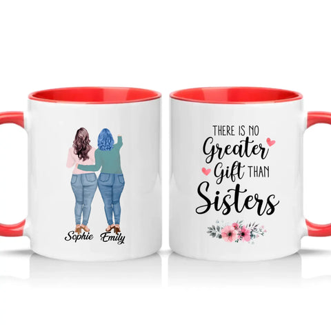 Two Tone 11oz Mug Red