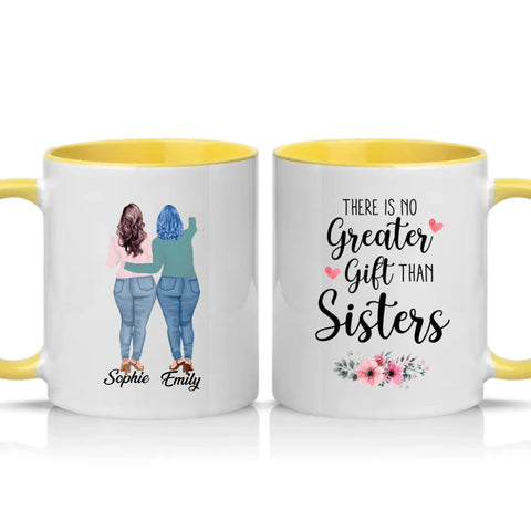 Two Tone 11oz Mug Yellow