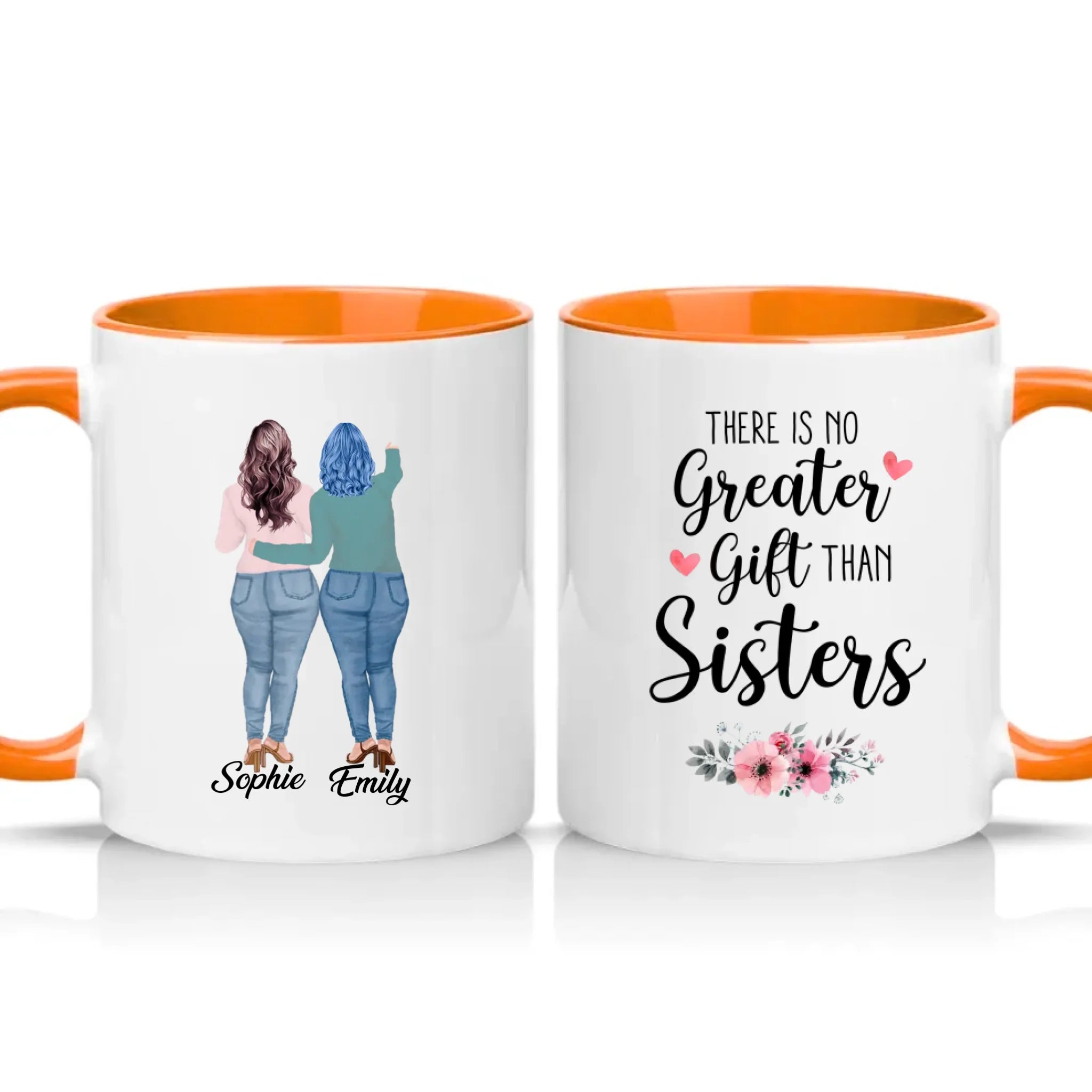 Two Tone 11oz Mug Orange