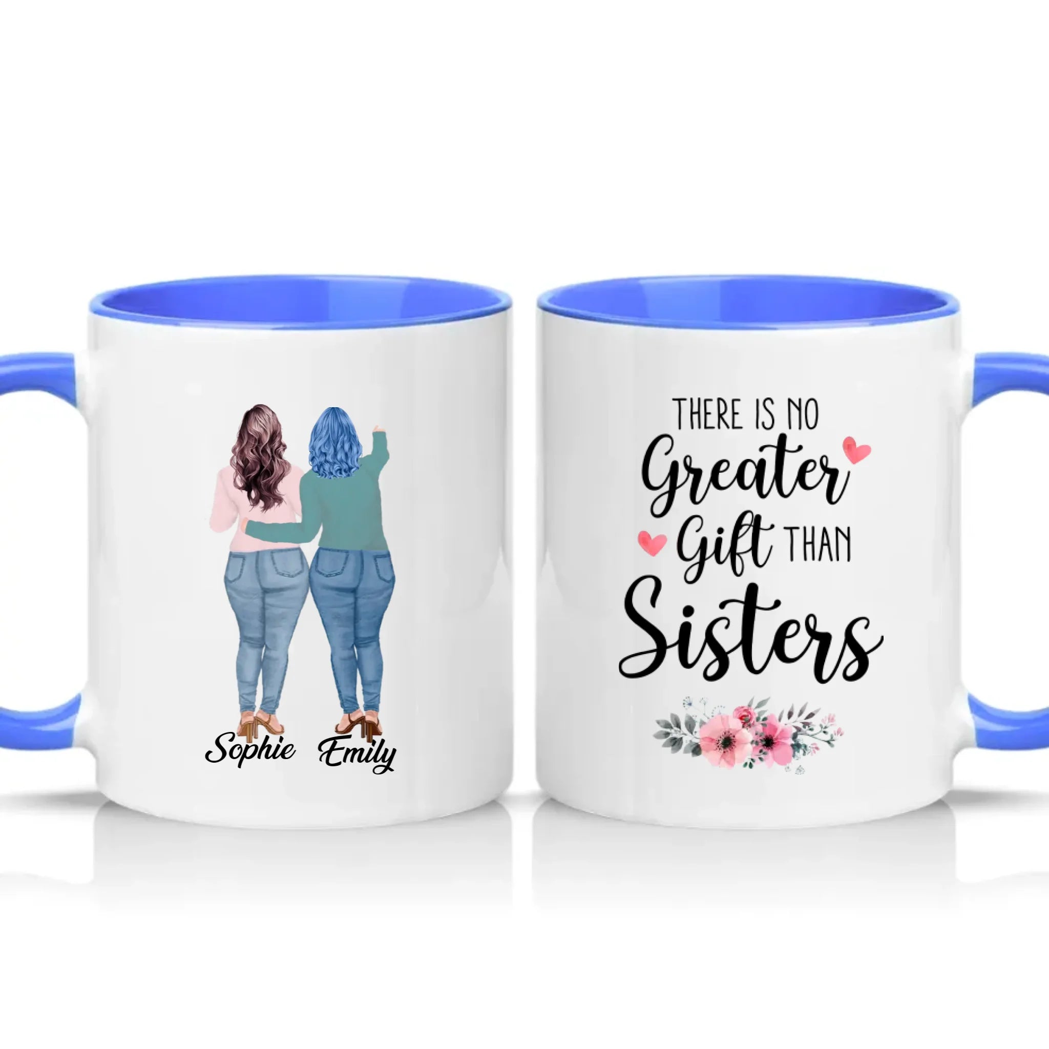 Two Tone 11oz Mug Medium Blue