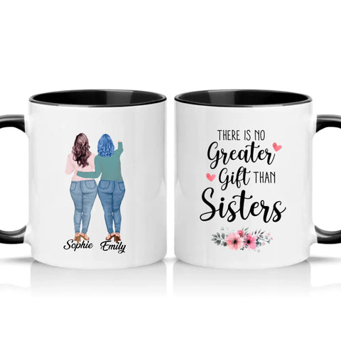 Two Tone 11oz Mug Black