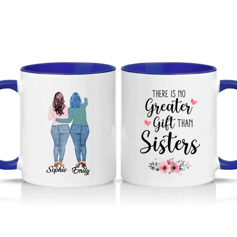 Two Tone 11oz Mug Dark Blue