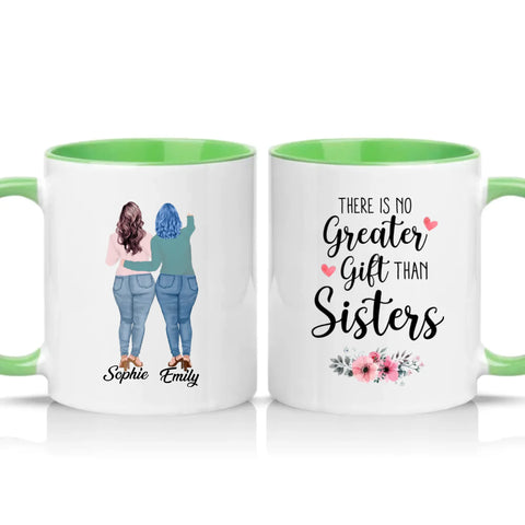 Two Tone 11oz Mug Green