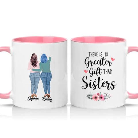 Two Tone 11oz Mug Pink