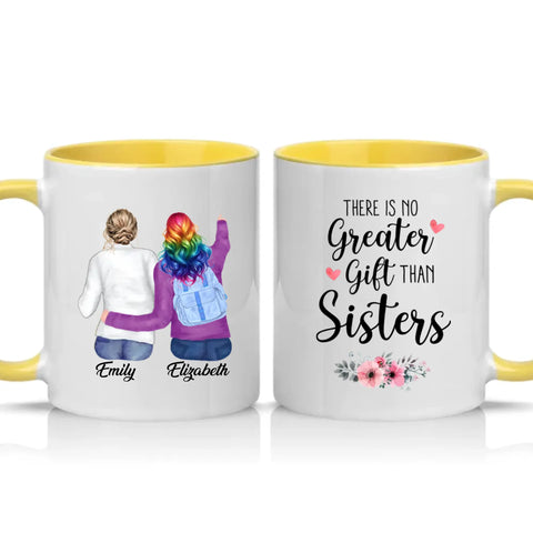 Two Tone 11oz Mug Yellow