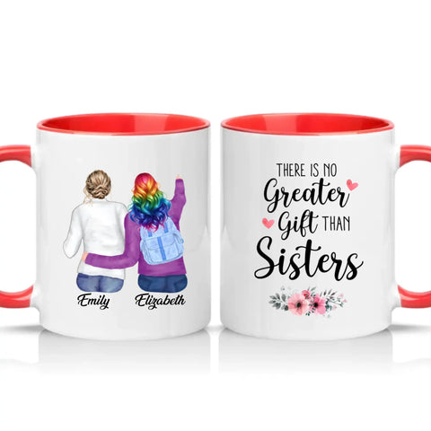 Two Tone 11oz Mug Red