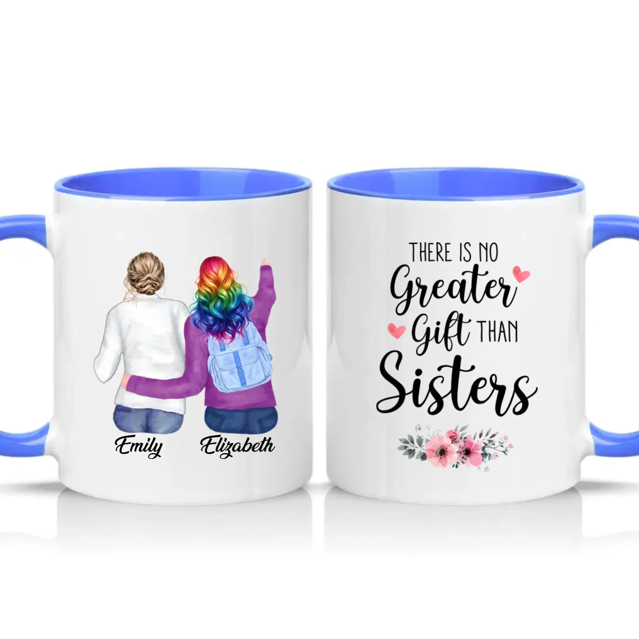 Two Tone 11oz Mug Medium Blue
