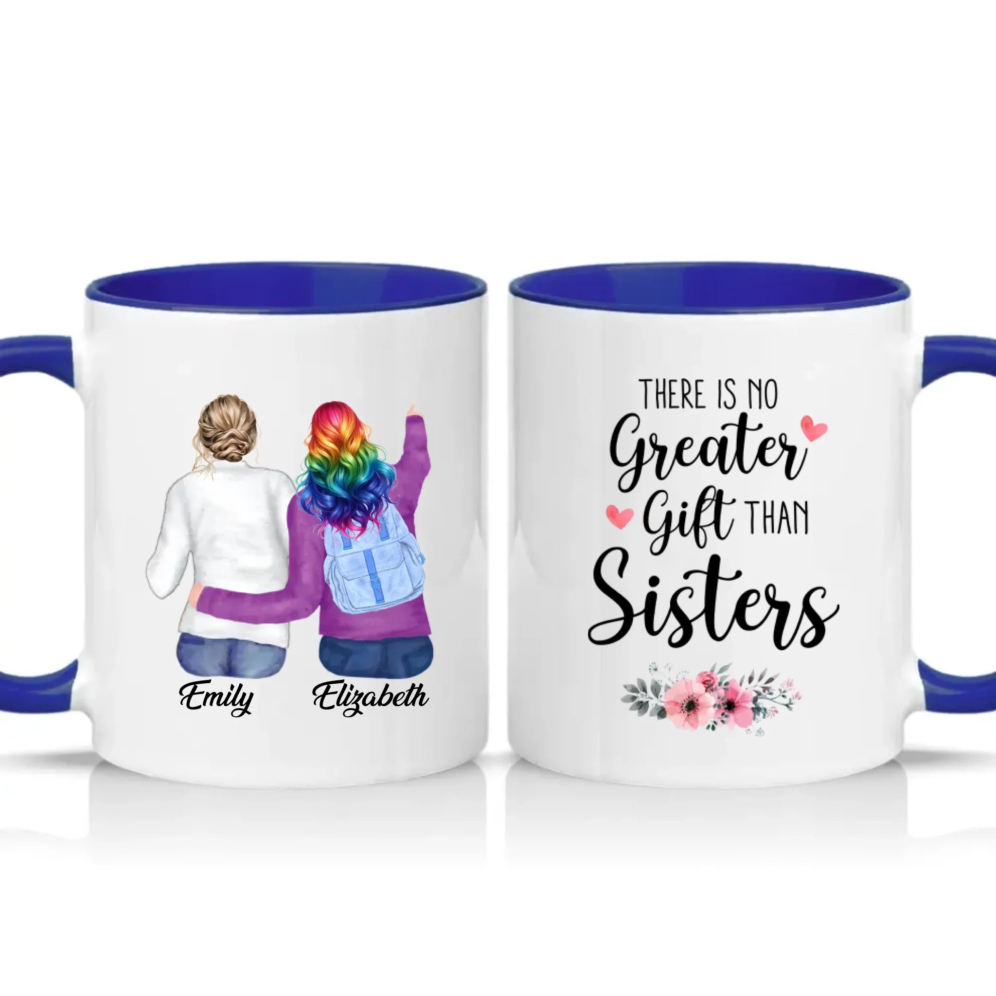 Two Tone 11oz Mug Dark Blue
