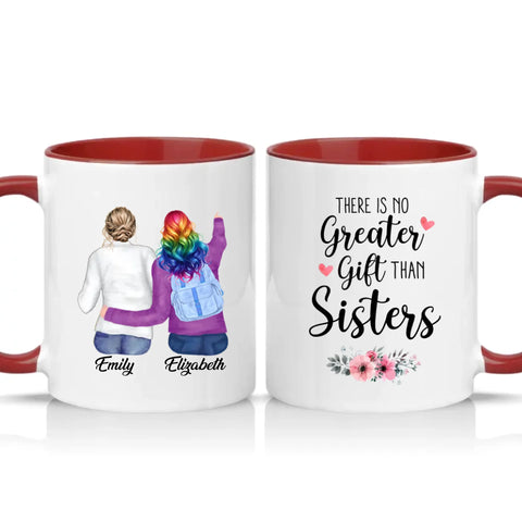 Two Tone 11oz Mug Burgundy