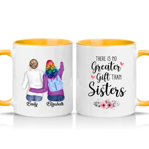 Two Tone 11oz Mug Golden Yellow