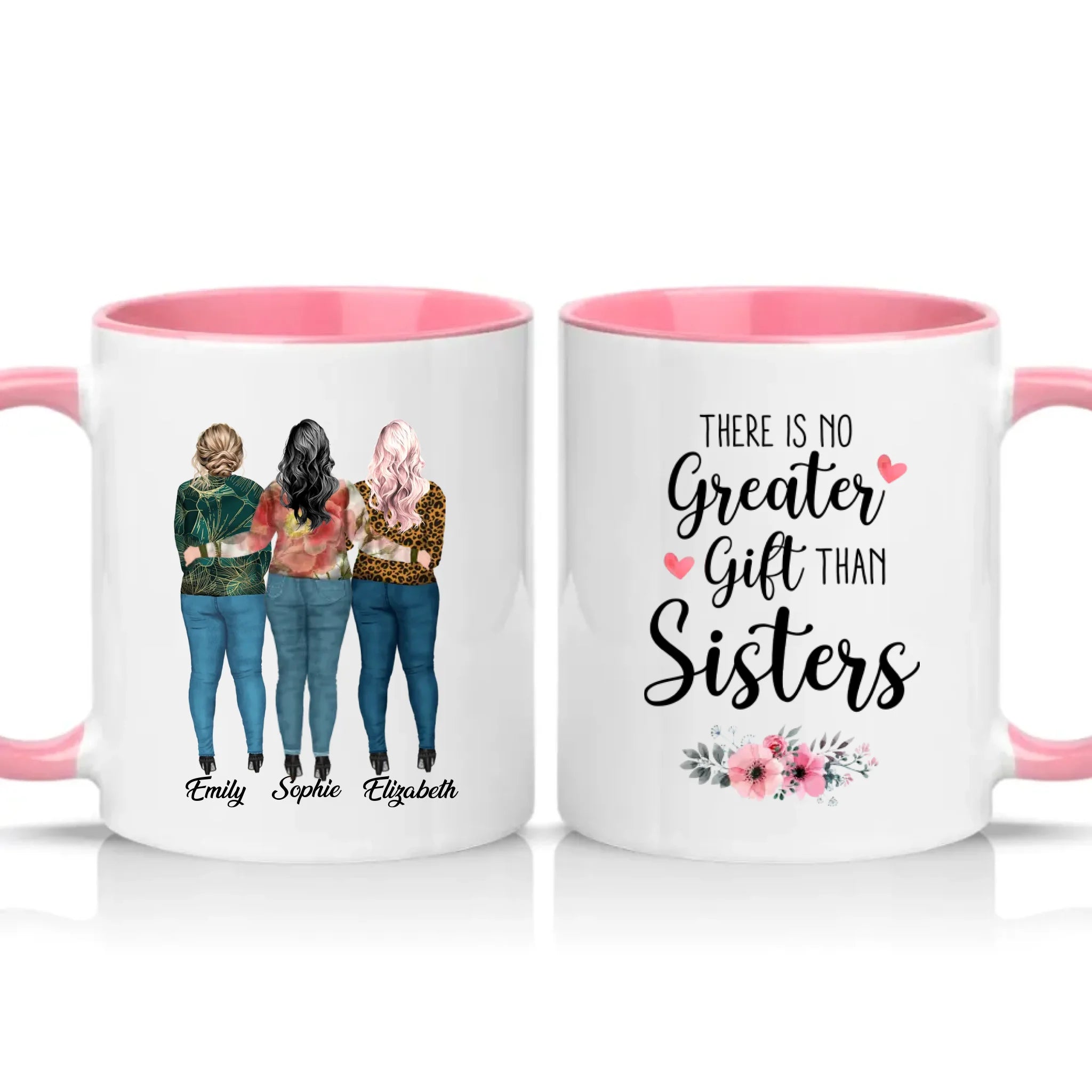 Two Tone 11oz Mug Pink
