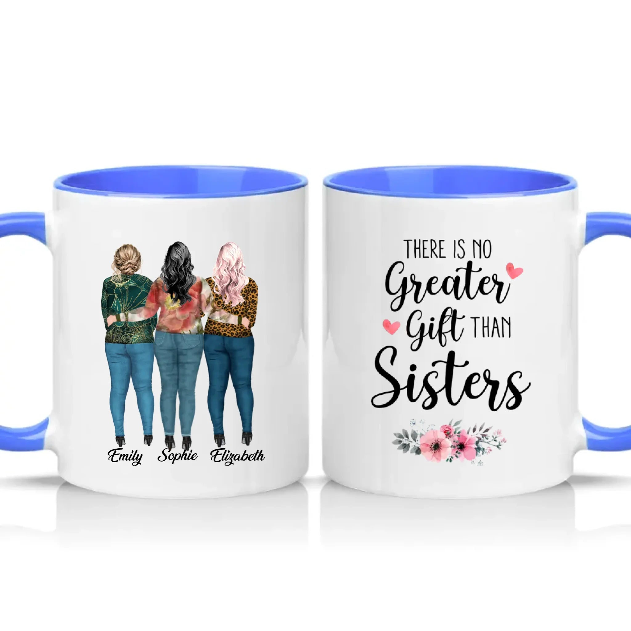 Two Tone 11oz Mug Medium Blue