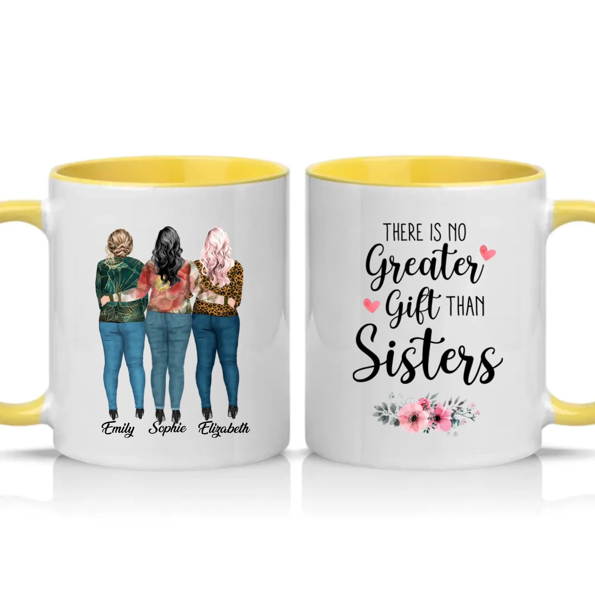 Two Tone 11oz Mug Yellow