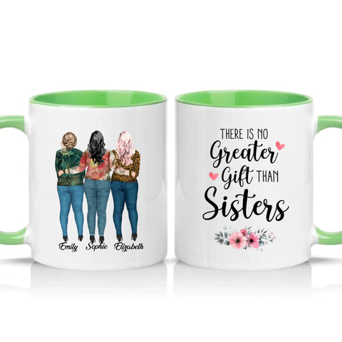 Two Tone 11oz Mug Green