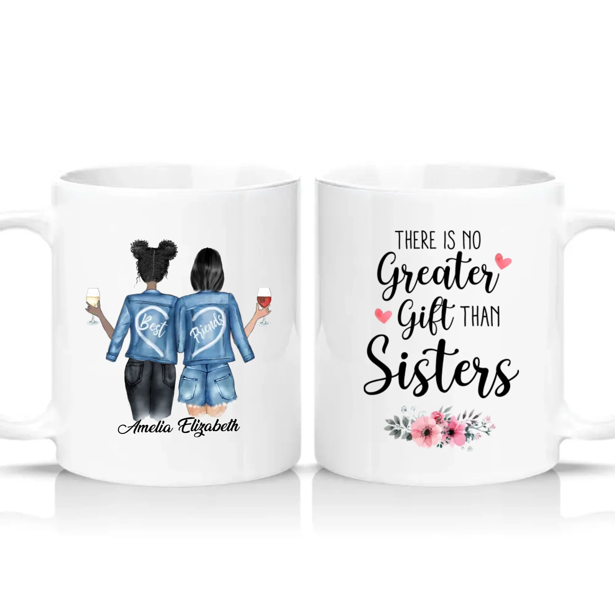 Two Tone 11oz Mug White