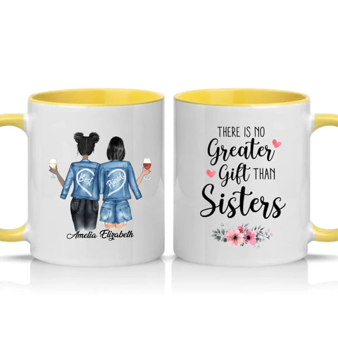 Two Tone 11oz Mug Yellow