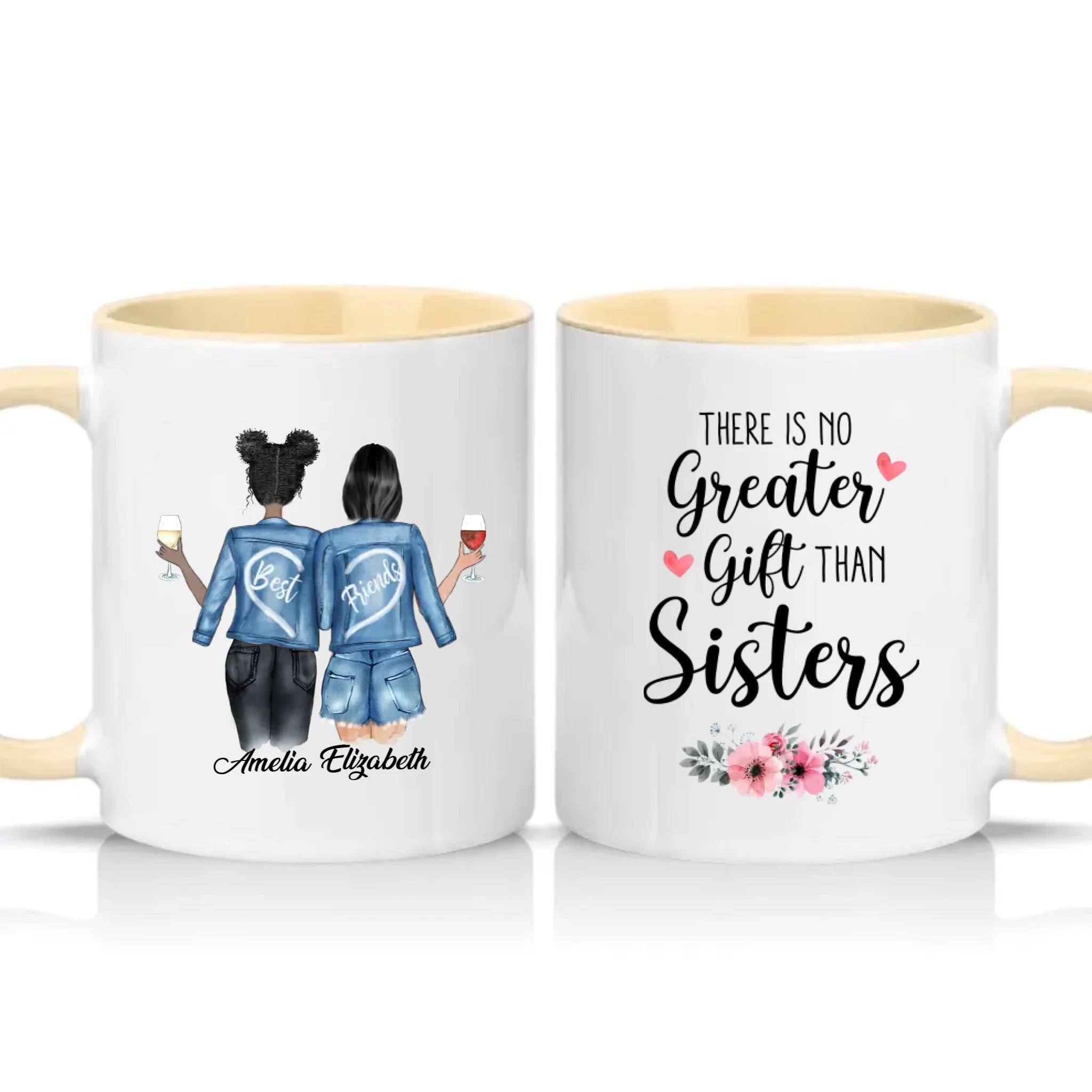 Two Tone 11oz Mug Cream