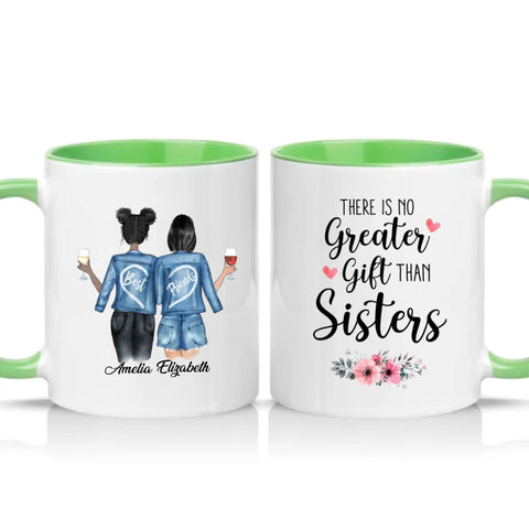 Two Tone 11oz Mug Green