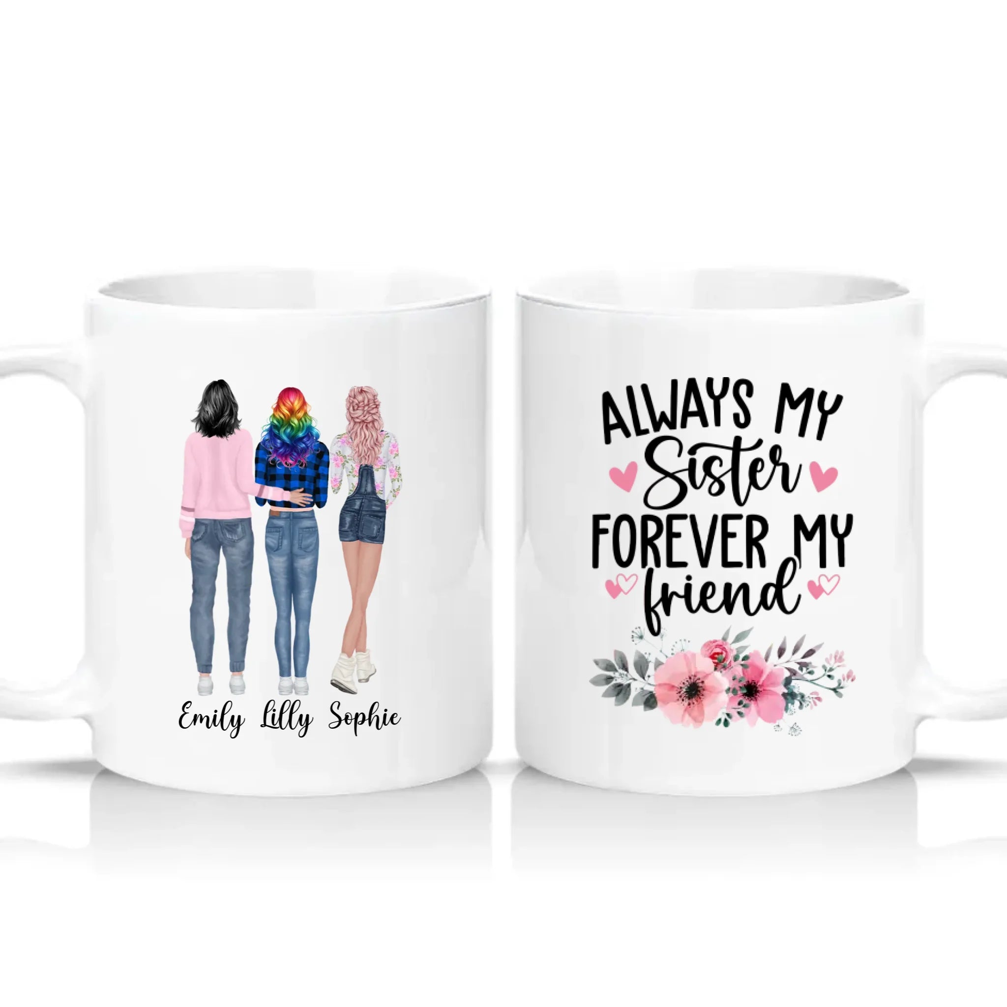Two Tone 11oz Mug White