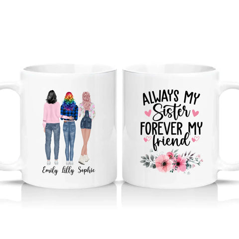 Two Tone 11oz Mug White