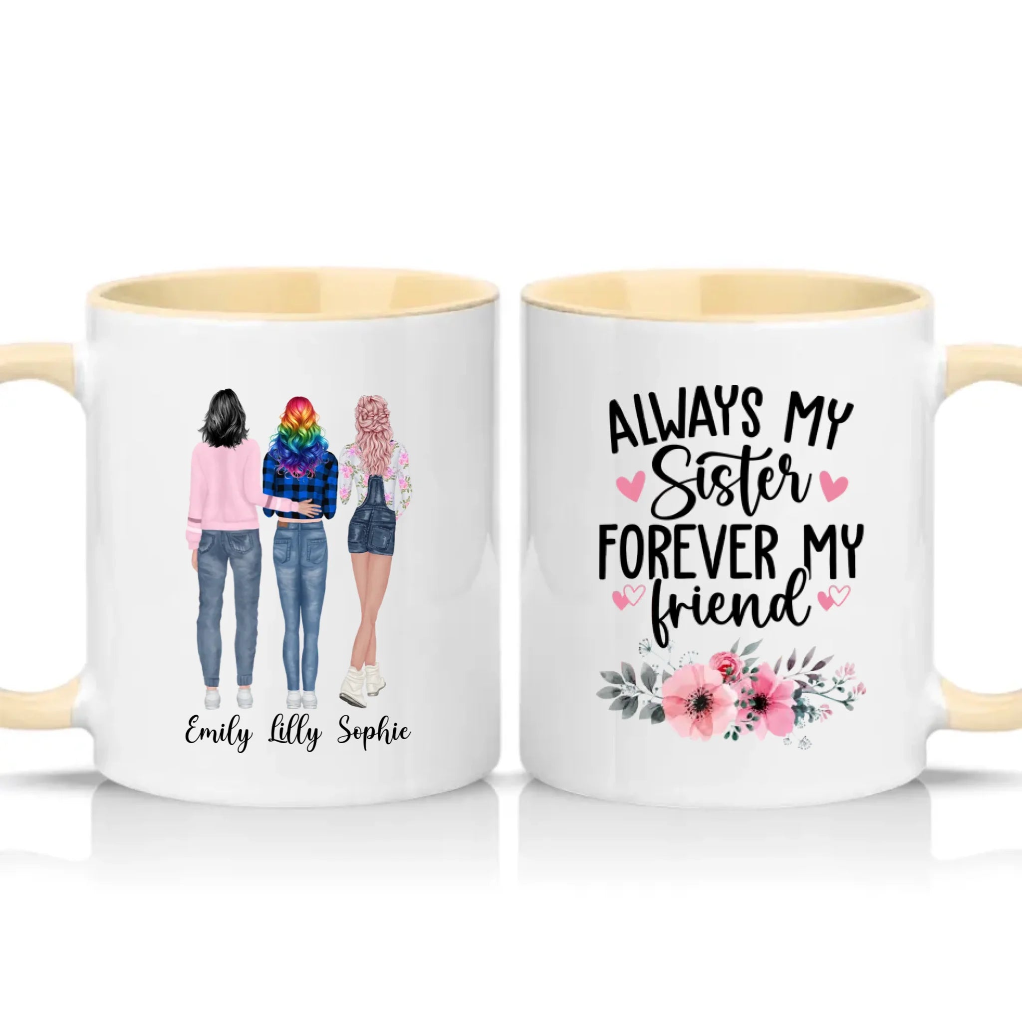 Two Tone 11oz Mug Cream