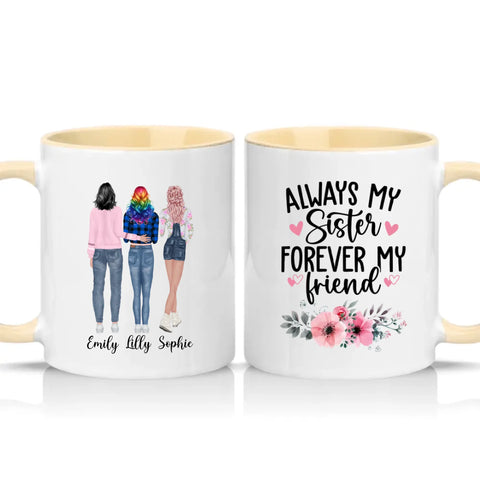 Two Tone 11oz Mug Cream