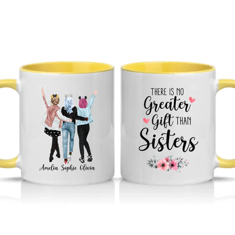 Two Tone 11oz Mug Yellow