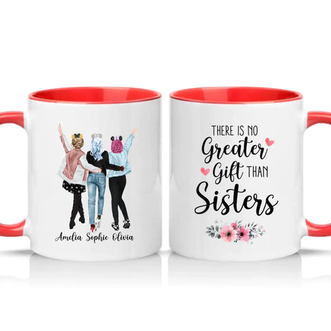 Two Tone 11oz Mug Red