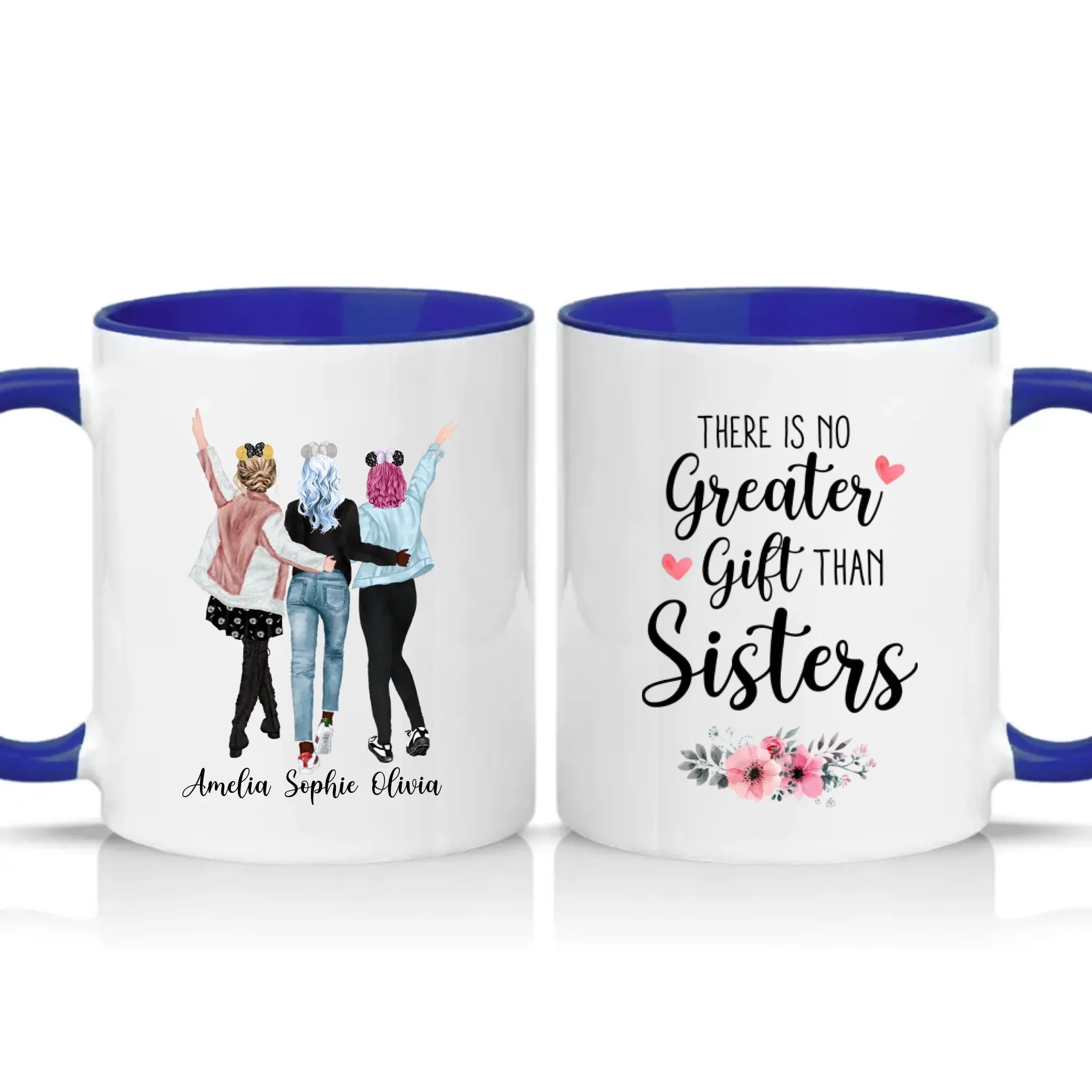 Two Tone 11oz Mug Dark Blue