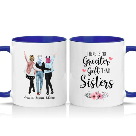 Two Tone 11oz Mug Dark Blue