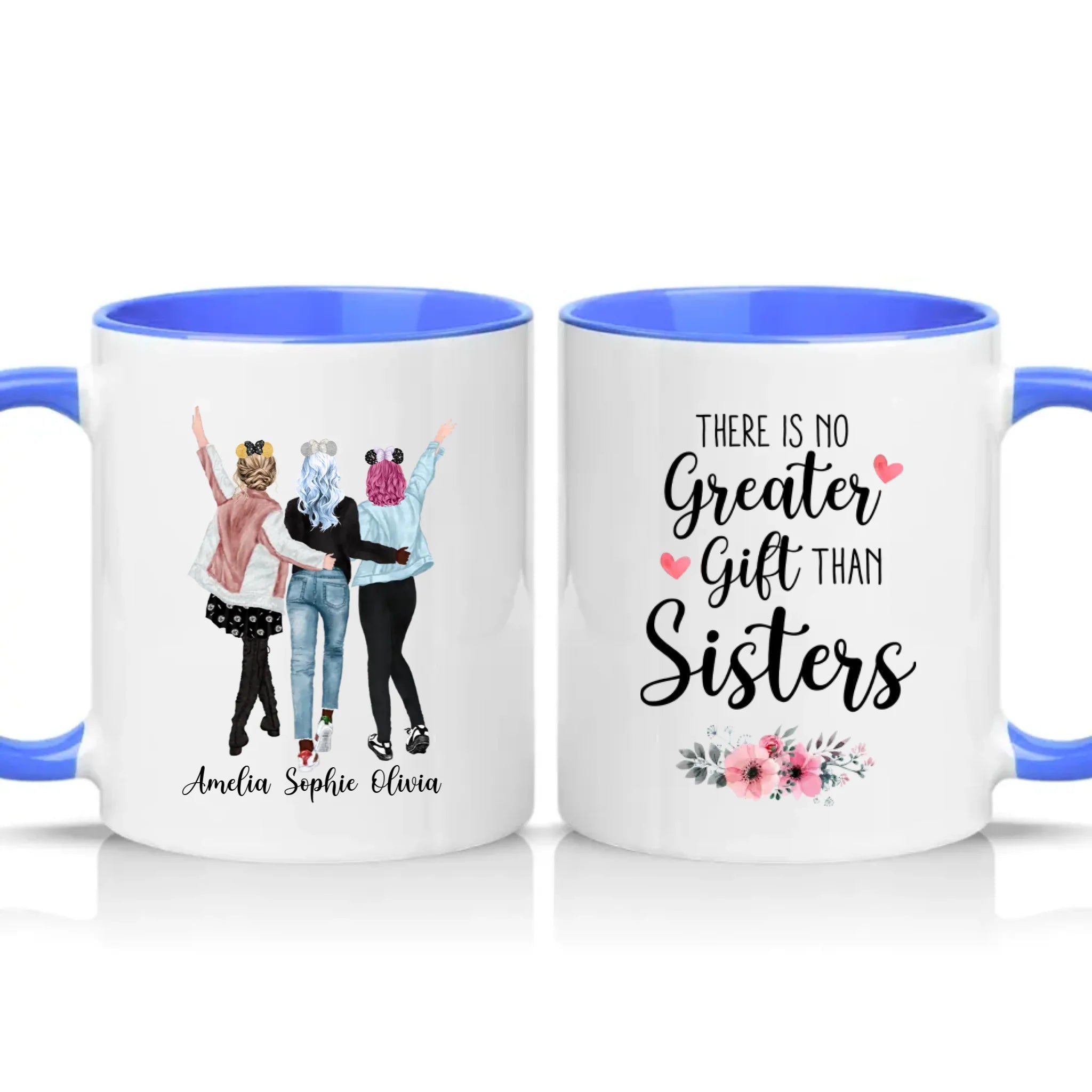 Two Tone 11oz Mug Medium Blue