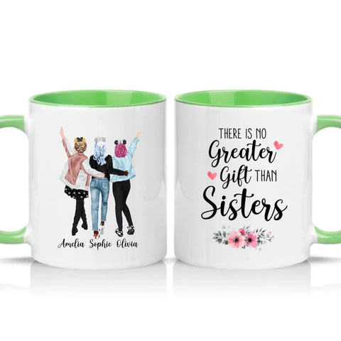 Two Tone 11oz Mug Green