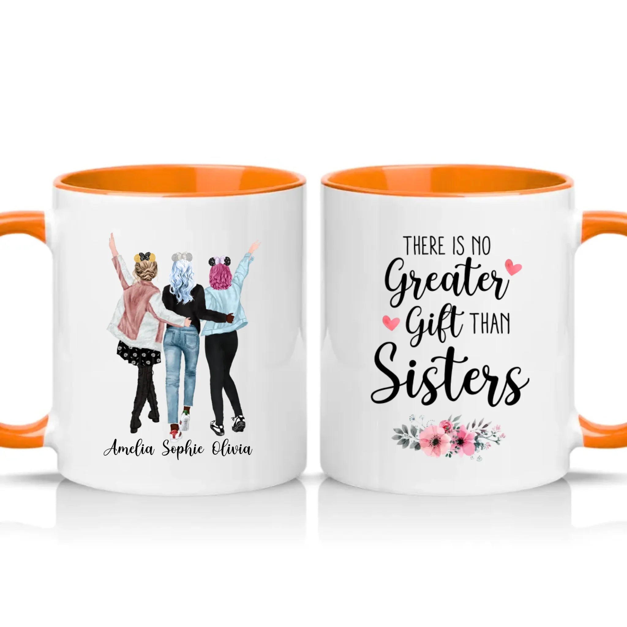 Two Tone 11oz Mug Orange