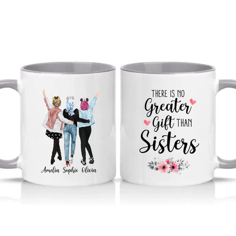 Two Tone 11oz Mug Grey