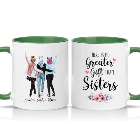 Two Tone 11oz Mug Racing Green