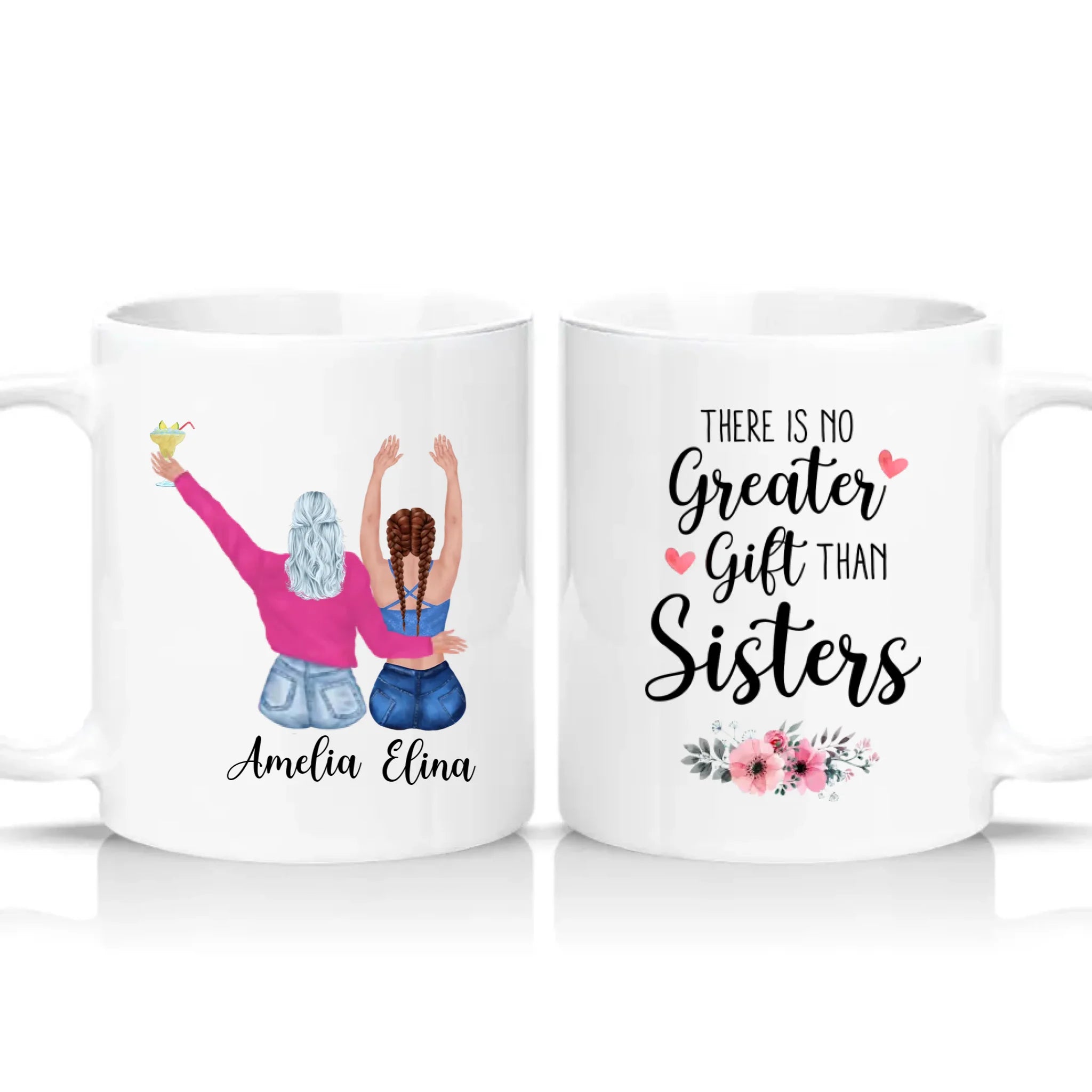 Two Tone 11oz Mug White