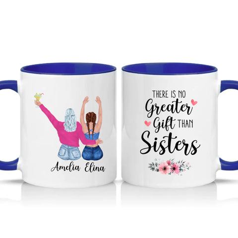 Two Tone 11oz Mug Dark Blue
