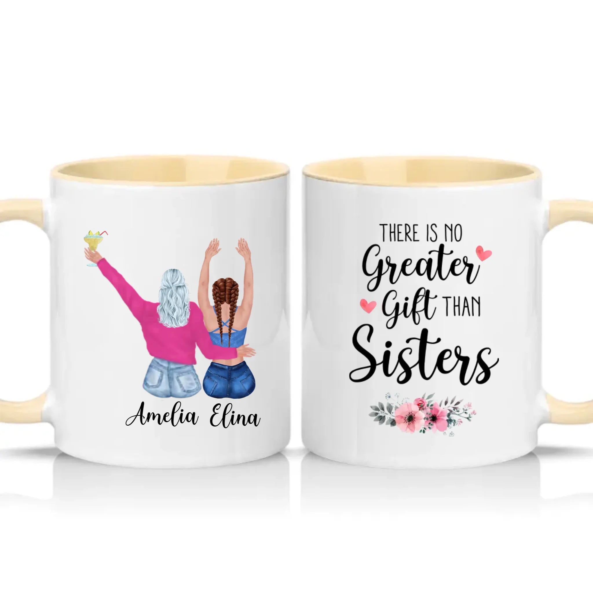 Two Tone 11oz Mug Cream
