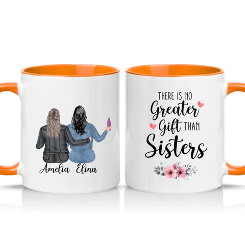 Two Tone 11oz Mug Orange