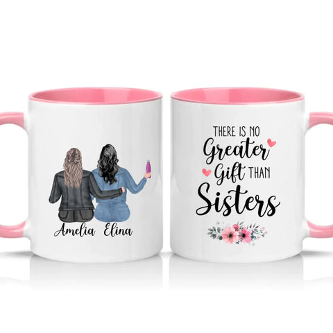 Two Tone 11oz Mug Pink