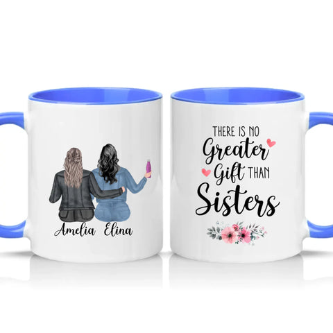 Two Tone 11oz Mug Medium Blue