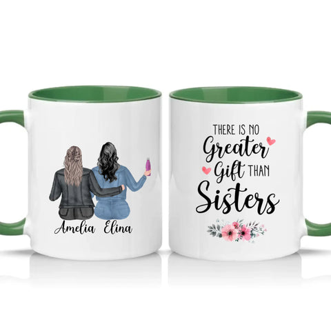 Two Tone 11oz Mug Racing Green