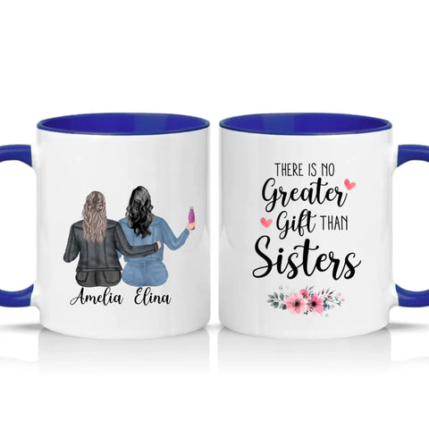 Two Tone 11oz Mug Dark Blue