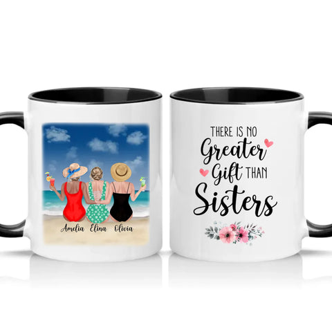 Two Tone 11oz Mug Black