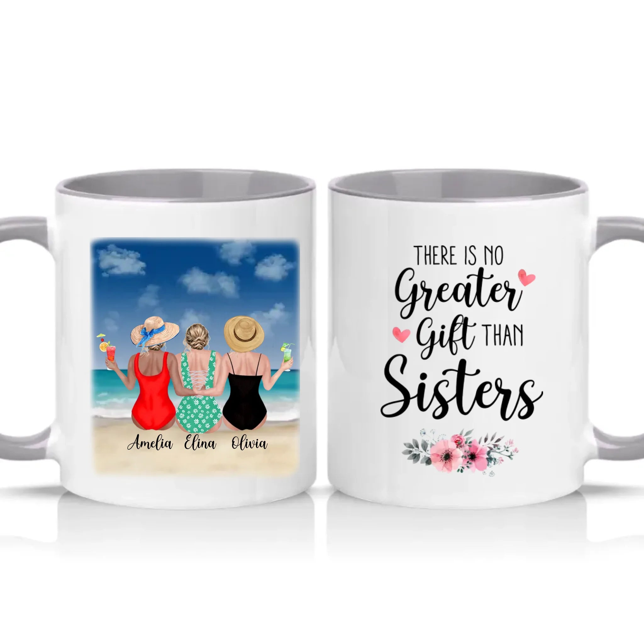 Two Tone 11oz Mug Grey
